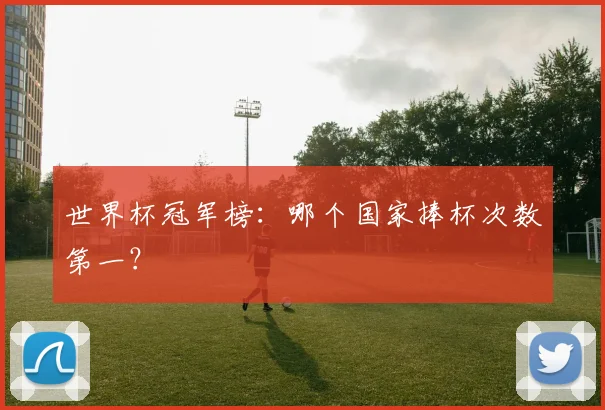 世界杯冠军榜：哪个国家捧杯次数第一？
